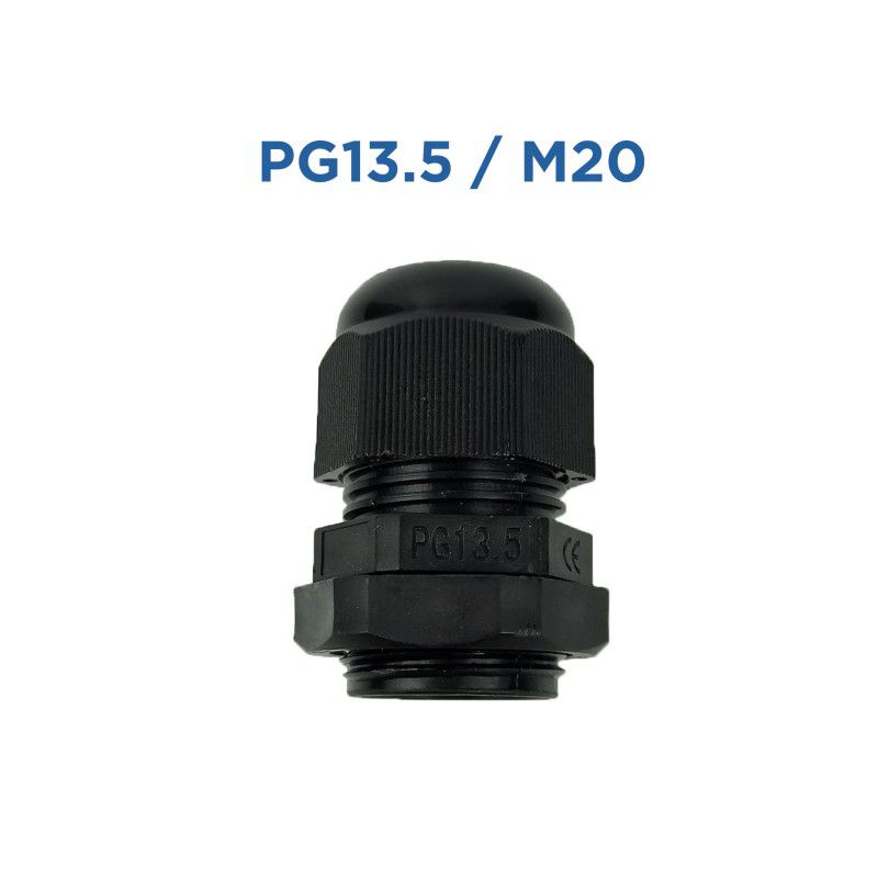 IP68 Water Proof Nylon Cable Gland - Black